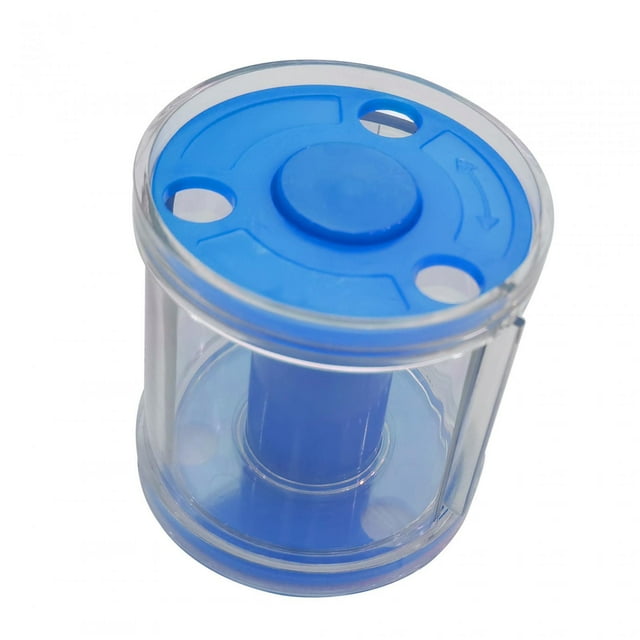 S SERENABLE Rhythmic Gymnastics Ribbon Organizer Compact for Practice Indoor Competition Blue