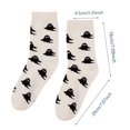 thumbnail image 3 of Miaoju Halloween Socks Men's Gift for Men Cotton Funny Socks Colourful Socks Women's Men's Socks Halloween Gifts, 3 of 5