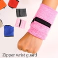 thumbnail image 3 of Wrist Support Brace Breathable Wristband with Zippered Pocket For Gym Fitness, 3 of 15