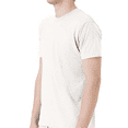 thumbnail image 3 of Hanes Short Sleeve T-Shirt - White, Men Crewneck Comfortable Classic Fit Tee, XL, 3 of 4