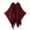 CM13_Wine, variant on Resicozy Shawl Wraps Women Winter Knitted Scarf Fashion Solid Color Cardigan Cape Top Sweater Shawl Scarf Beige