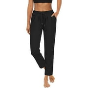 Womens Joggers Pants Lightweight Running Sweatpants with Pockets Clearance Sale Womens Autumn Winter Yoga Sports Loose Casual Long Pants Trousers With Pocket