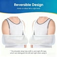 thumbnail image 4 of Arm sling,Mesh Arm Shoulder Sling Medical Shoulder Immobilizer for Shoulder Injury Torn Rotator Cuff, Breathable Arm Brace for Shower, Right Left Arm Stabilizes Elbow Arm Wrist Injury(White), 4 of 7