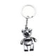 thumbnail image 1 of IDEANATEGRATE Llavero Con Oso Plateado De Metal Para Llaves Y Accesorios De Regalo, 1 of 8