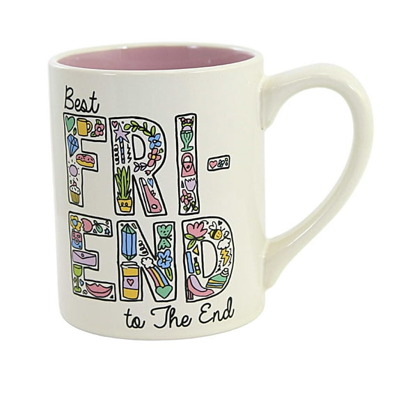Tabletop Best Friend To End Mug Stoneware Simply Mud Friendship Nd6010400
