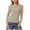 Beige, variant on Womens Long Sleeve Thermal Shirts Womens Long Sleeve Shirts Crew Neck Stretchy Fitted Ribbed Tops Basic Base Layer Soft Thermal Undershirts Tee Wine,M