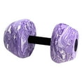thumbnail image 2 of Luwecf Aquatic Exercise Dumbbell Men Women Professional Portable EVA Water Dumbbell Purple White, 2 of 9