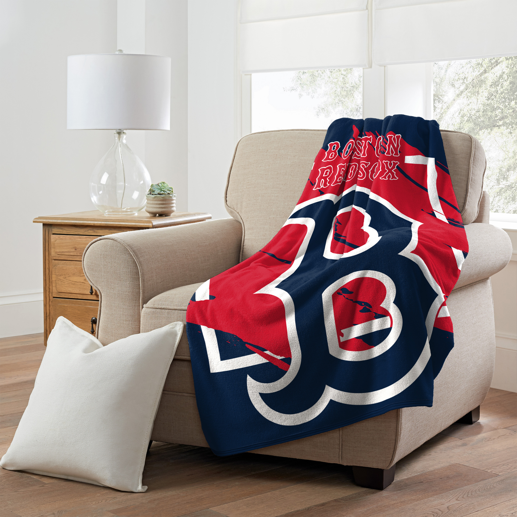 The Northwest Group  Boston Red Sox 46" x 60" Dimensional Micro Raschel Plush Throw Blanket - image 3 of 5