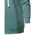 thumbnail image 4 of A2Y Women's Relax Fit Long Sleeve Kangaroo Pockets Hoodie Sweatshirts Blue Grey S, 4 of 6