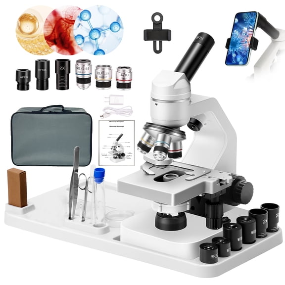 Optical microscope for children's science experiments, home high magnification high-definition, can see bacteria, mites, and insects