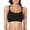 Black, variant on Sngxgn Sports Bras for Women Seamless Comfortable Yoga Bra with Pads(Black,M)