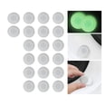 thumbnail image 1 of ZHAOCHENG 20 pegatinas de goma para amortiguador de puerta de coche, sello de almohadilla de amortiguador luminoso blanco, amortiguador de absorción de impactos para puerta de coche, piezas de automóv, 1 of 5