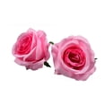 thumbnail image 2 of Núcleo de flor de rosa artificial, cabeza de flor de rosa grande, decoración de pared de flor de rosa de boda, mano artificial que sostiene flor de rosa, 2 of 5