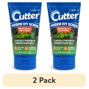 (2 pack) Cutter™ First Aid Poison Ivy Scrub for Itch Relief, 4oz