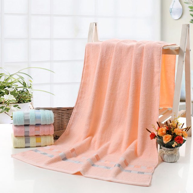 Cotton Satin Textile Towel, Super Soft Absorbent Bath Towel, 14-inch Size, Elegant Raise Pattern Design, For Spa Home Use, High-Quality Fabric, Luxurious Feel, Daily Hygiene Essential Yhsdtq