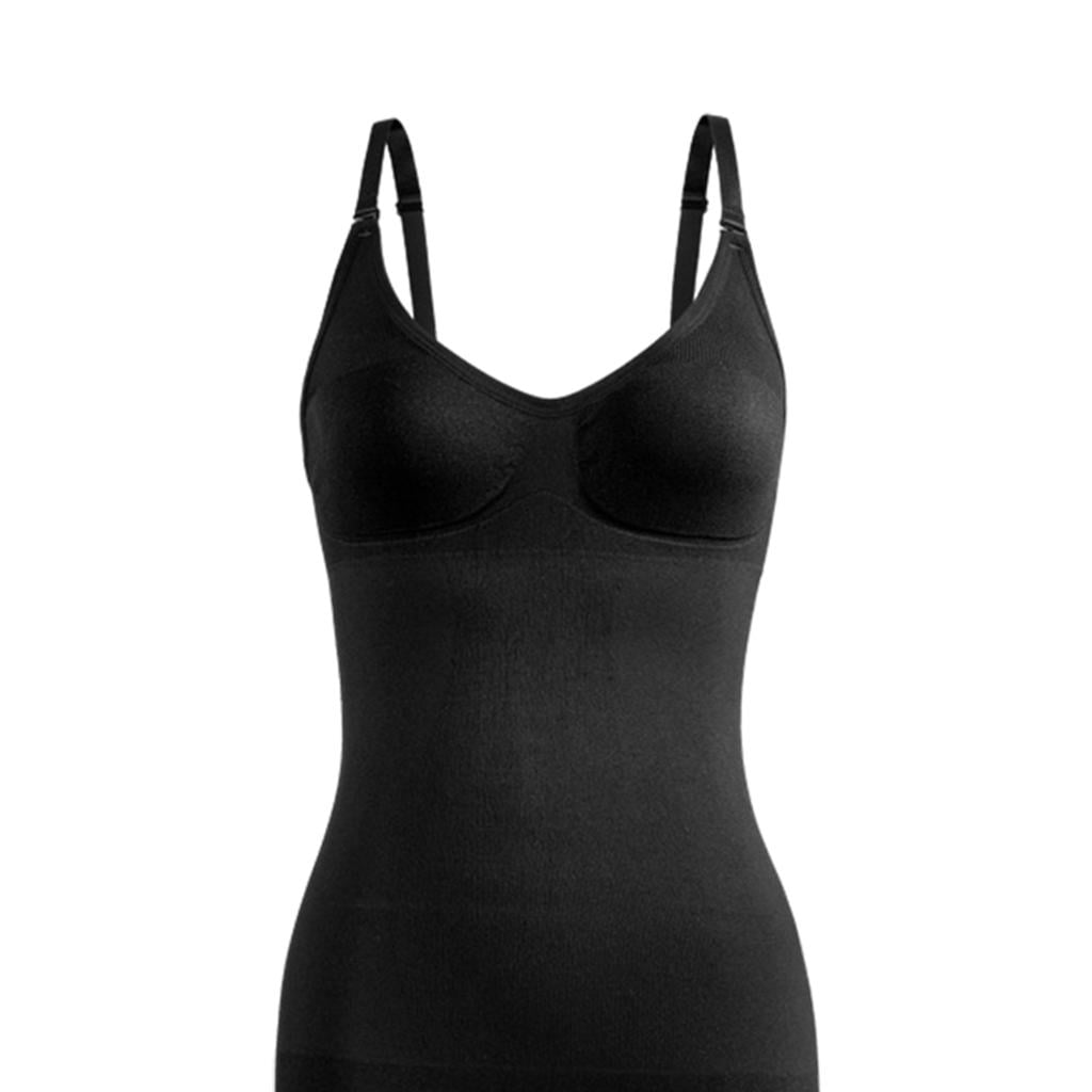 Inteco Intimates Women's Smooth Shaper Seamless Bodysuit Black