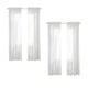 thumbnail image 1 of Cortinas Transparentes Blancas para Ventana 90 Pulgadas de 4 Paneles Cortinas Blancas Transparentes Cortinas Transparentes Panel Básico de Bolsillo de Varilla, 1 of 9