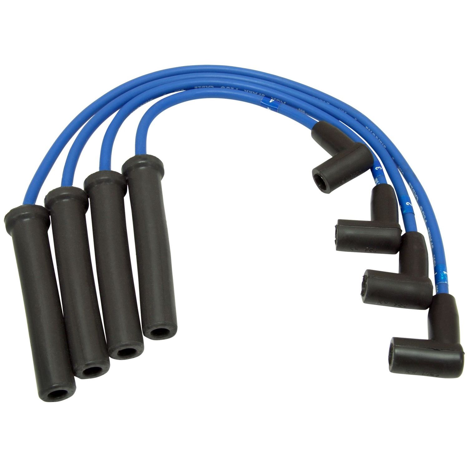 NGK 53332 Spark Plug Wire Set - 6 Wires With 2 Coil Leads, Ferrite Magnetic Core For Reduced Resistance & Longer Life