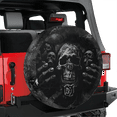 thumbnail image 3 of Lotusprinthandmade Skull in Black Theme Spare Tire Cover With Backup Camera Hole 6 Sizes (34 in.), 3 of 7
