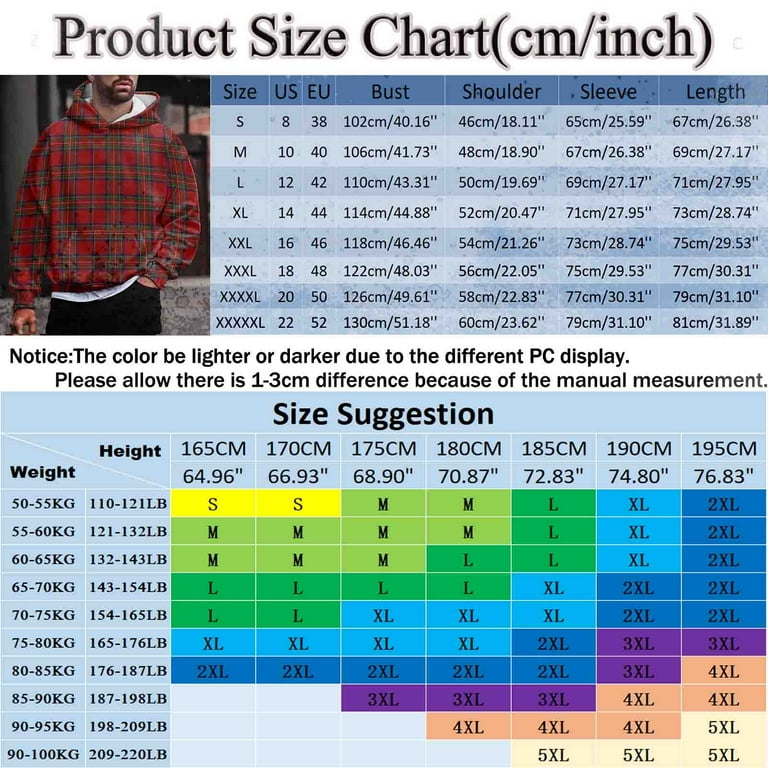 Hoodies For Men Graphic Outdoor Sports Plaid Print Slim Fit Hooded Long  Sleeve Sweater Top Mens Sweatshirts Hoodies Funny 