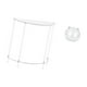 thumbnail image 5 of Mesa Auxiliar De Acrílico Para Espacios Pequeños Con Pecera Transparente Y Adorno De Jarrón Para Baño, Sala De Estar, Oficina, Decoración Del Hogar Y Plantas., 5 of 8