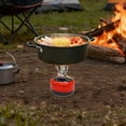 thumbnail image 6 of Portable Outdoor Camping Stove Compact Hiking Cooker For Backpacking Picnic Emergency Preparedness And Travel Adventures With Efficient Wind Burner Hiking Pole Tent Hiking Stuff for Men Portable, 6 of 9