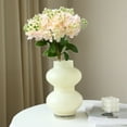 thumbnail image 3 of SDNall Faux Flower Arrangements, Rural Fresh Simulation Hand Tie 5-fork Bundle Jasmine Flower Wedding Photography Model Room Flower Arrangement ornament Simulation Flower, 3 of 5