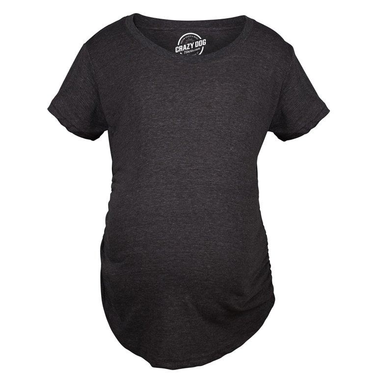 Women's Maternity Shirt Comfortable Pregnancy Tee Plain Blank I'm Pregnant  Top