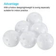 thumbnail image 4 of Uxcell Plastic 41mm Air Flow Hollow Training Golf Practice Ball with Holes White 12 Pcs, 4 of 5