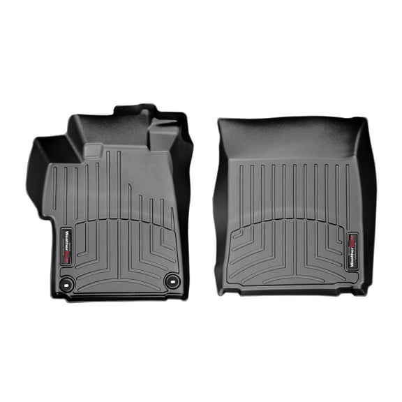 WeatherTech Custom Fit FloorLiners compatible with Honda Civic, Civic Si - 1st Row (Driver & Passenger), Black