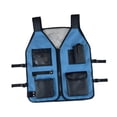 thumbnail image 4 of Chaleco de trabajo para electricistas, impermeable, versátil, de tela Oxford premium con múltiples bolsillos para ingenieros de de construcción., 4 of 8