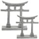 thumbnail image 1 of 2pcs Torii Puerta para la simulación de jardín Aquario Aquarium Prop Juez Mesa de arena Decoración de micro paisajismo, 1 of 5