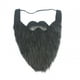 thumbnail image 4 of Barba de Papá Noel de Navidad, barba falsa, accesorios de espectáculo, barba de franela, Facial falso, vestido elegante para actuación, Navidad, Negro, 4 of 8