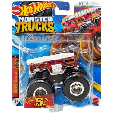 Hot Wheels Monster Trucks LIVE 5 Alarm Diecast Car (2023)