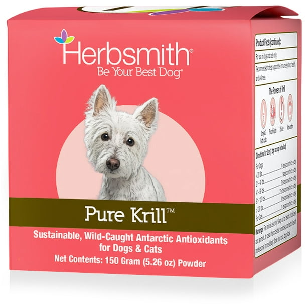 Herbsmith Pure Krill WildCaught Antarctic Krill Just 1 Ingredient