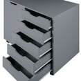 5Drawer Office File Storage with Shelves by Naomi Home Color