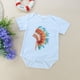 thumbnail image 3 of Newborn Infant Baby Girls Clothes Set 2024 Summer Feather Printing Romper+Tassels Shorts+Headband 3Pcs Babe Kids Girls Sets, 3 of 4