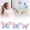 Colorful, variant on Set of 12 Butterfly Fridge Magnets, 3D Removable Wall Stickers for Refrigerator, Whiteboard & Home Decor, Vibrant Holographic Butterflies for Kitchen & Bedroom Accents