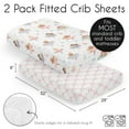 thumbnail image 6 of Sweet Jojo Designs Ballerina and Ballet Bows Girl Fitted Crib Sheets Set 2 Piece, 6 of 6