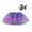 Multicolor, variant on Toddler Girls Skirts Tulle Rainbow Color Sparkly Sequins Elastic Waist Party Dance Ballet Tutu Skirt With Hairpin 2 Pc Set Girl Fashion Summer Skirts
