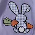 thumbnail image 7 of Girls Two Piece Lounge Set Toddler Baby Summer Clothes Short Sleeve Cute T-Shirts Plaid Shorts Set Casual Outfits Purple, 3T, 7 of 7