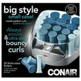 Conair Compact MultiSize Plastic & Stainless Steel Hot Hair Rollers