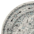 thumbnail image 4 of SAFAVIEH Madison Kezia Floral Bordered Area Rug, Light Grey/Blue, 6'7" x 6'7" Round, 4 of 6
