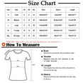 thumbnail image 3 of ZyeKqe Women Short Sleeve Shirts Color Block Summer Tops Round Neck Casual Loose T Shirts Tees, 3 of 4