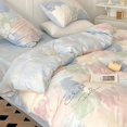thumbnail image 1 of Simple Red Cherry Bedding Sets Nordic Flower Quilt Cover Single Double Size Bed Linen Adult Girls Quilt Cover Decor Home Textile, 1 of 7