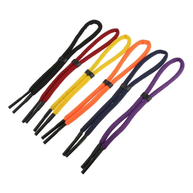 6pcs ejercicio para Adultos Gafas de terre Cuello Cordón Correa Gafas Gafas Soporte de Cadena