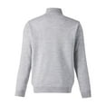 thumbnail image 5 of Harriton M421 Unisex Pilbloc™ Quarter-Zip Pullover Sweater-Grey Heather-3XL, 5 of 6