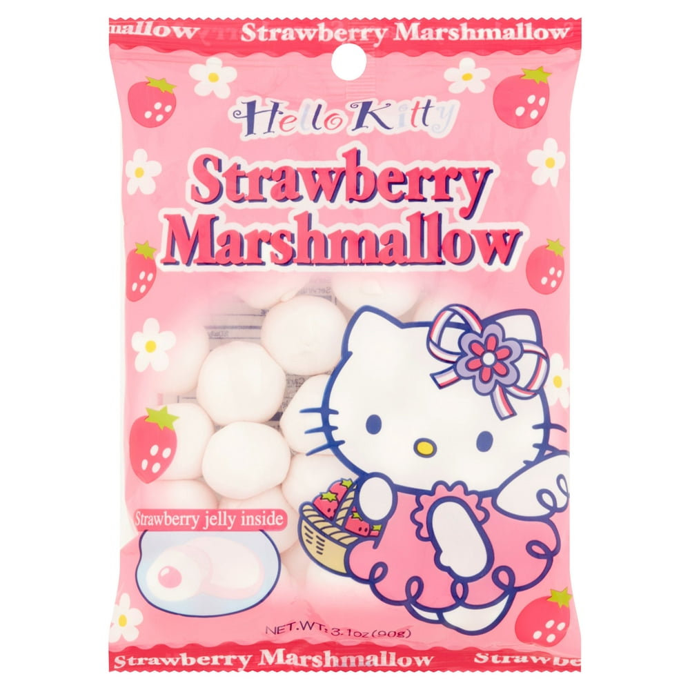 Hello Kitty Strawberry Marshmallow, 3.1 Oz - Walmart.com - Walmart.com