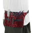 thumbnail image 2 of Unique Bargains Hairdresser Scissor Bag Barber Canvas Waist Pouch Professional Hairdressing Tools Storage Holsters with Waist Belt Leopard Red, 2 of 7