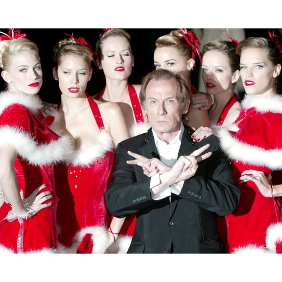 Bill Nighy In Love Actually Posing Glamorous Christmas Outfit Girls 24X36 Classic Hollywood Poster